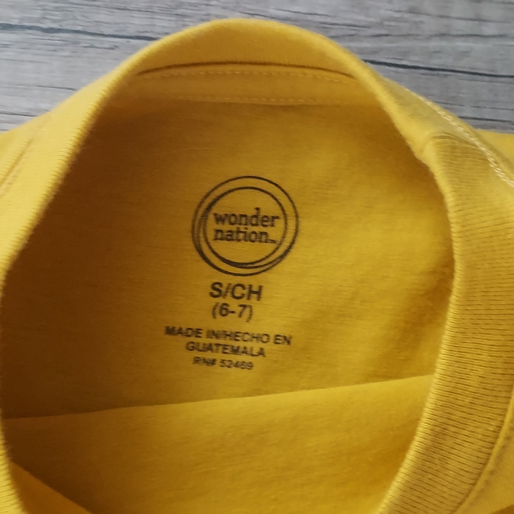 Kids Plain Tees Small 6/7 Cat & Jack Wonder Nation - Picture 7 of 16